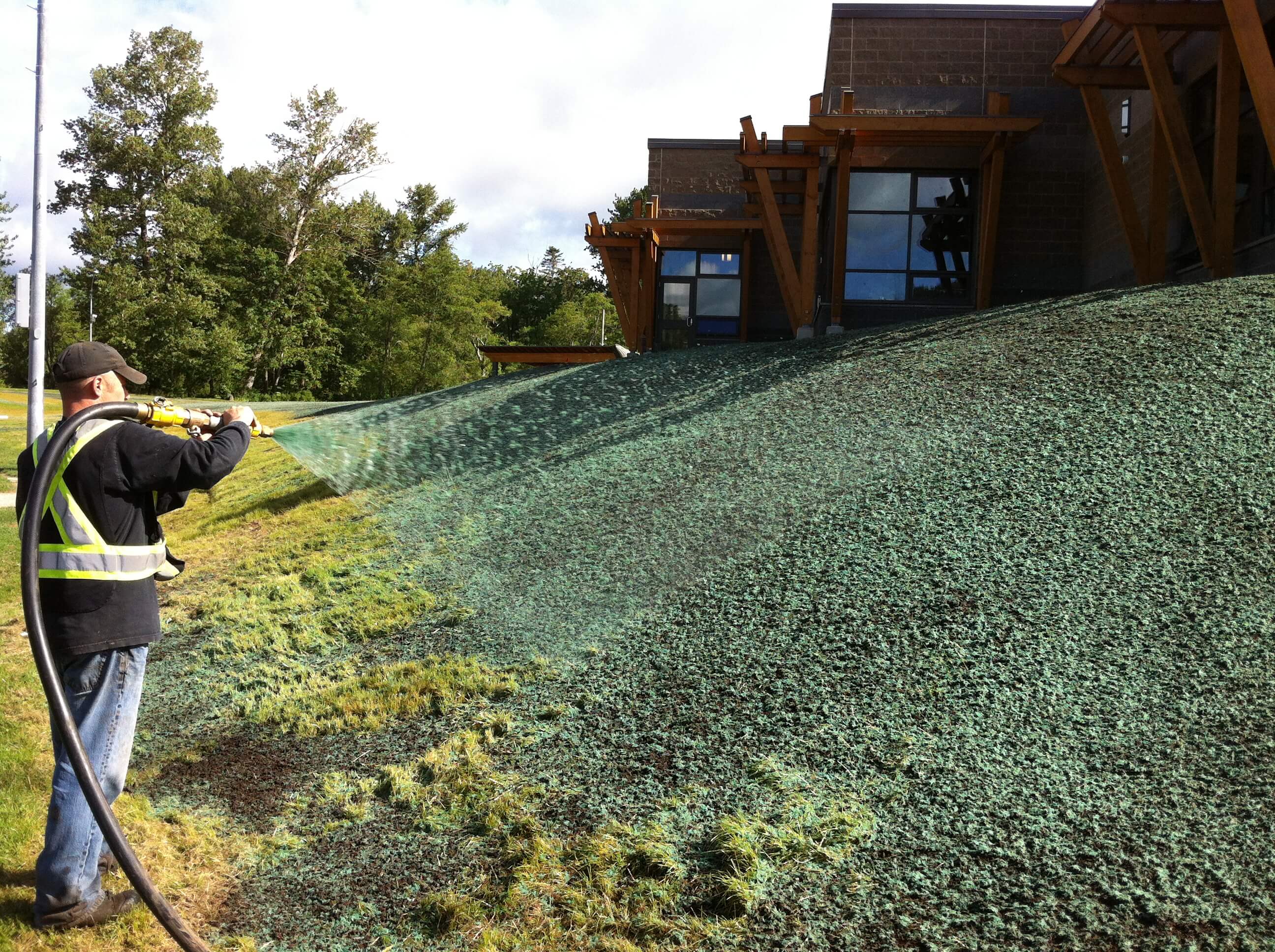 Öko-Hydroseeding-Klebstoffe